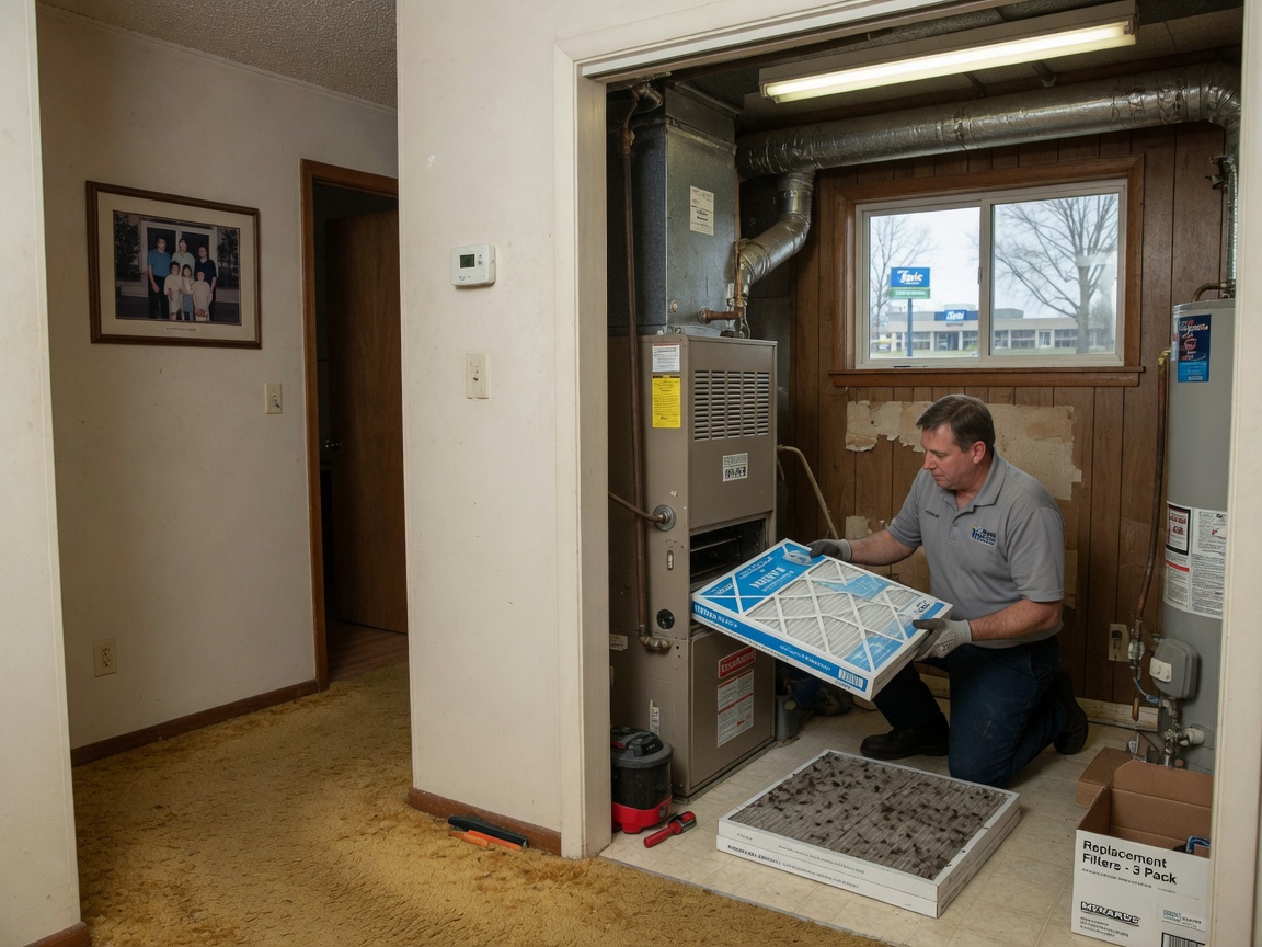 How to Replace a Furnace Filter in Ranch-Style Homes Near Epic Campus
