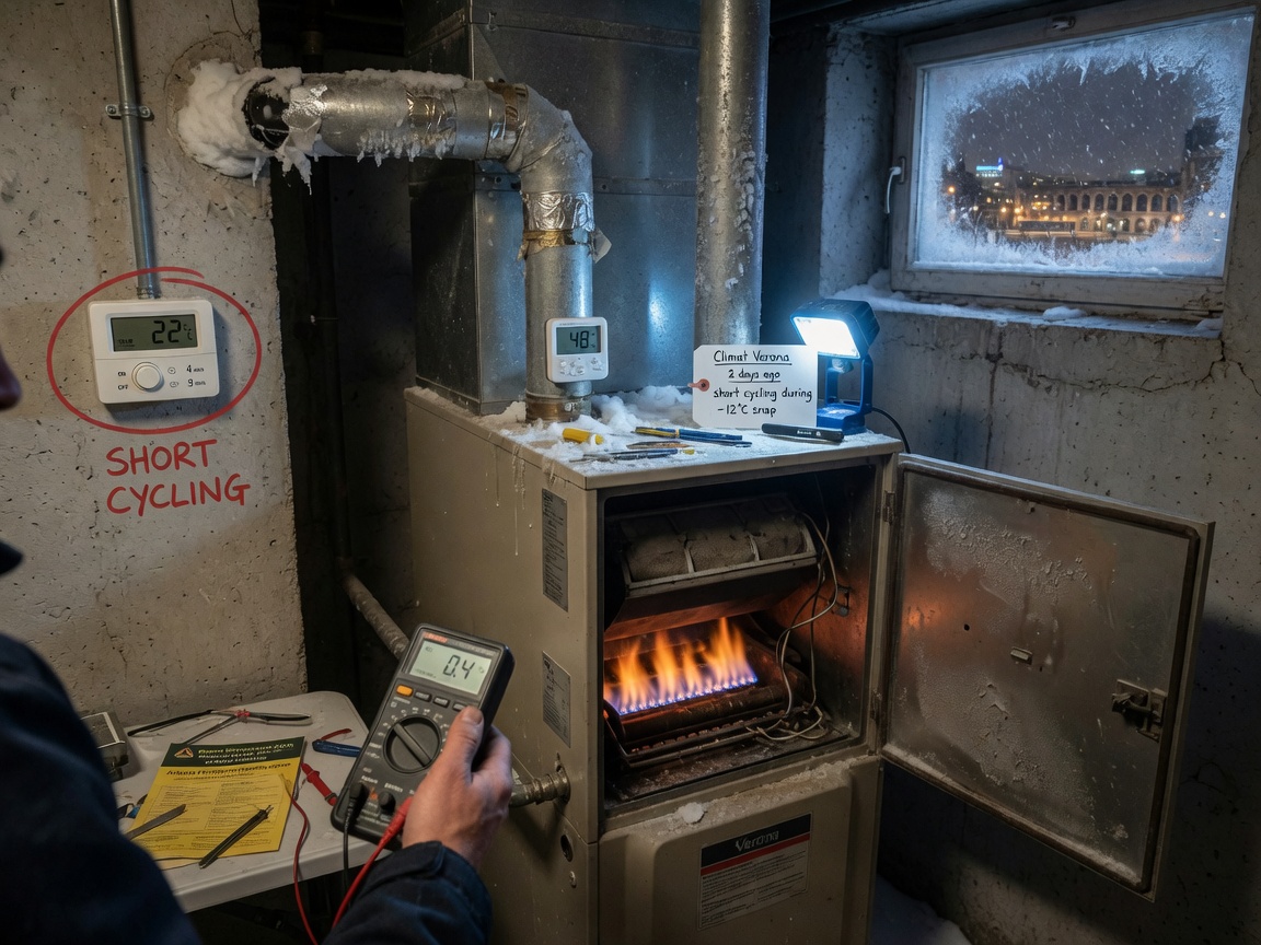 Why Furnaces Short Cycle During Verona Cold Snaps